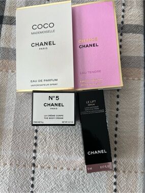 CHANEL Pink & White Fragrance and Skincare Set